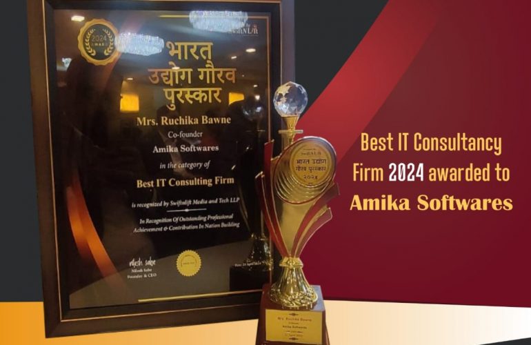 Best IT Consulting Firm for Maharashtra MSME Excellence Award (Bharat Udyog Gaurav Award) 2024